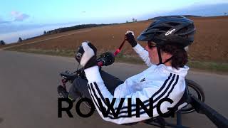 The new Varibike Trike Extreme Bike Handcycle and Rowingbike [upl. by Raeann]