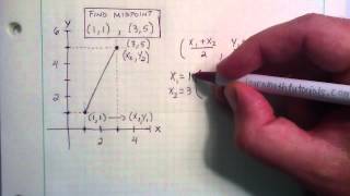 How To Find The Midpoint Using The Midpoint Formula [upl. by Bondie]