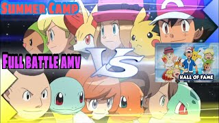 Pokemon XY AMV  Ash Serena Clemont VS Tierno Trevor Shauna  Full Battle AMV 🤩 [upl. by Ardnasirk]