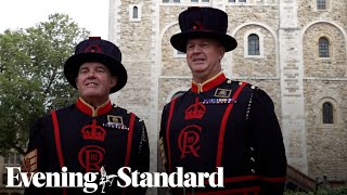 Two new Yeoman Warders appointed at Tower of London [upl. by Orpha]