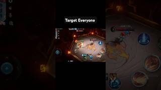 Yin Target Lock Everyone😅 mlbb shorts mlbbidcreator mobilelegends [upl. by Anytsirhc]