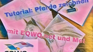 Pferde zeichnen mit EQWOnet und Mel [upl. by Hey]