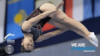 2018 Trampoline Worlds St Petersburg RUS  HIGHLIGHTS – Women’s Trampoline – We Are Gymnastics [upl. by Acilef12]