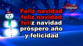 🎄 FELIZ NAVIDAD KARAOKE COMPLETO HD REGALO 🎁 [upl. by Eneleoj]