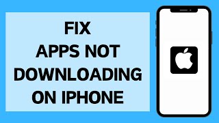 How To Fix Apps Not Downloading On iPhone 2024  Apps Not Downloading After iOS 18 Update Solved [upl. by Aniala52]