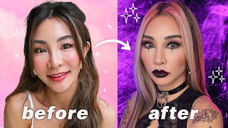 GRWM Transforming Myself Into An Emo Girl 🖤 [upl. by Chiquita]