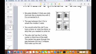 Movable C Clefs [upl. by Bridge]