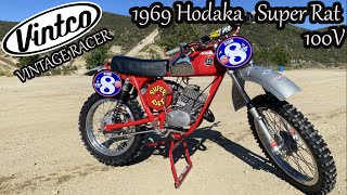 Hodaka SuperRat 100 VintCo Vintage Racer [upl. by Lenoyl]