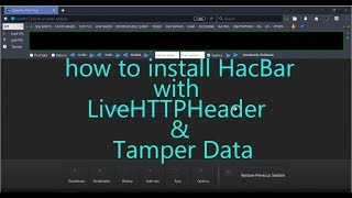 New Hackbar modified by PhHitachi  LiveHTTPHeader amp TamperData [upl. by Reld35]