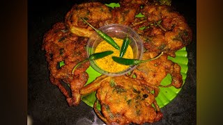 how to make dhone patar bora  dhone patar pakora  dhone patar bora recipe  dhone patar bora [upl. by Pietrek]