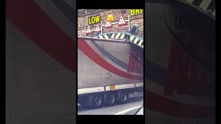 Low bridge 🤔🫣 hgv truck driver camion automobile ets2 job work smile [upl. by Aicenaj]