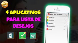 4 apps para criar listas de compras e de desejos [upl. by Mayeda]