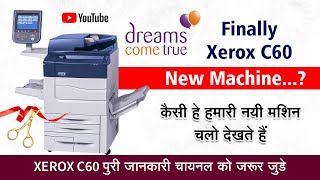 Xerox c60  Production Printer  Best Rc Machine top condition [upl. by Ydarg]