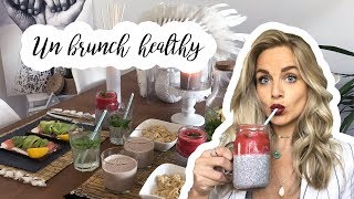 RECETTES  UN BRUNCH HEALTHY ♡ [upl. by Notfa]