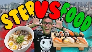 ST3P VS FOOD  RAMEN E SUSHI IN QUANTITA IN GIAPPONE wMATES [upl. by Reifnnej]