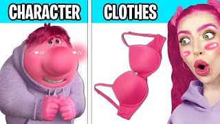 INSIDE OUT 2 CHARACTERS AND THEIR FAVORITE CLOTHES ANXIETY is MOVING AWAY [upl. by Ursuline248]