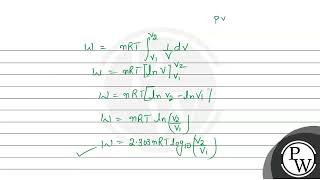 a Obtain an expression for work done in an isothermal process\nb A thermodynamic system is [upl. by Flaherty]