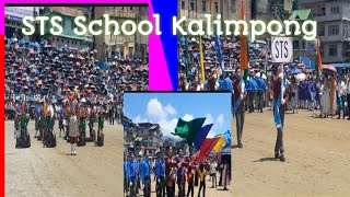 STS school kalimpong marchpast in mela ground 2024 [upl. by Halpern479]