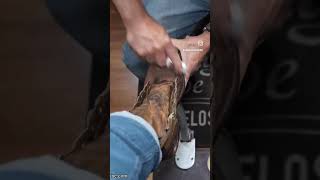 Take a Seat and Relax  Angelo Shoe Shine ASMR angeloshoeshine shoeshine workboots shoestagram [upl. by Fabrienne]