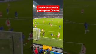 Gabriel Martinelli’s goal against Chelsea Chelsea 11 Arsenal ytshorts highlights football [upl. by Herzen]