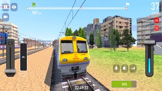 Indian Local Train Simulator Android Gameplay  New Train Game 2024 Android  Indian Train Simulator [upl. by Llennehc]