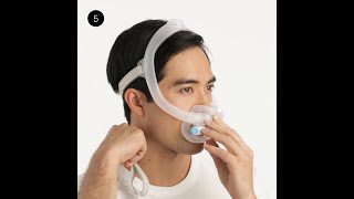 AirFit N20 Nasal mask How to disassemble your mask [upl. by Kiefer]