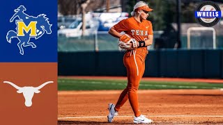 McNeese vs 9 Texas Highlights  2022 College Softball Highlights [upl. by Nniw661]