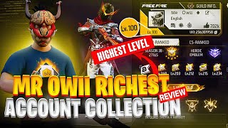 FINALLY 🤩WORLD MOST RICHEST 🤑🔥FREE FIRE ID REVIEW  NO 1 COLLECTION ACCOUNT [upl. by Notled618]