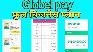 Globel pay full Bussiness plan all information latest update [upl. by Noivaz]