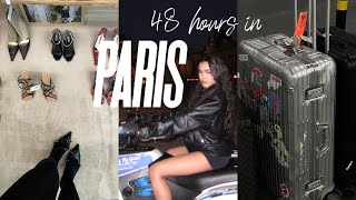 48 hours in PARIS while fashion week [upl. by Yrekcaz]