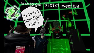 getting the 1x1x1x1 event hat roblox the games event [upl. by Eldorado]