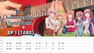 The Quintessential Quintuplets opening 1Guitar Lesson TABS [upl. by Suiravad]