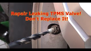 Repair A TPMS Valve Stem Without Replacing It [upl. by Snoddy]