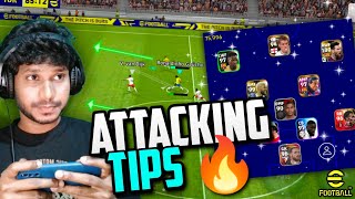 ATTACKING TIPS 🔥  4123 BEST ATTACKING FORMATION 😱  EFOOTBALL [upl. by Bullivant]