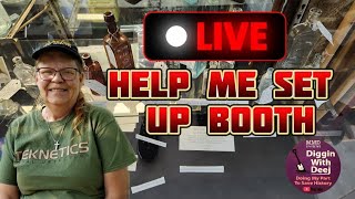 Help Me Set Up Antique Booth Live Stream [upl. by Nairrad]