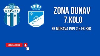 Zona Dunav 7 Kolo FK Morava VP 22 FK RSK [upl. by Terrye138]