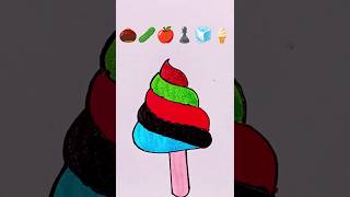 🌰🥒🍎♟️🧊🍦creative emoji mixing drawings emojiartart satisfying painting coloring [upl. by Dunseath]