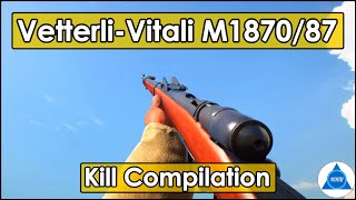 Battlefield 1 Kill Compilation VetterliVitali M187087 [upl. by Ahsiaa]