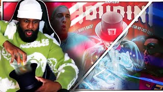 SLIM SHADY IS BACK  Eminem  Houdini Official Music Video REACTION [upl. by Adelina879]