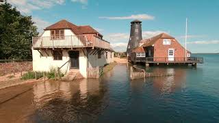 Emsworth Harbor  Area of Outstanding Natural Beauty  Aerial Views  4K [upl. by Dweck]