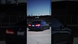 BMW F90 M5 Downpipes  Burble Tune  SOUND UP shorts [upl. by Dopp]