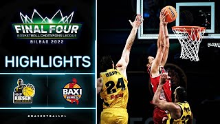 MHP Riesen v BAXI Manresa  SemiFinal  Highlights  BCL FINAL FOUR 2022 [upl. by Hayikat]