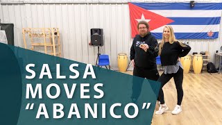 quotAbanicoquot  Intermediate salsa move for couples [upl. by Eak]