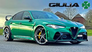 Alfa Romeo Giulia Q Koshi “Affordable GTA” REVIEW on Autobahn [upl. by Wahlstrom235]