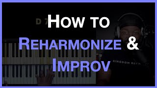 Reharmonization amp other Improv tips  Intermediate Piano Tutorial piano music pianotutorial [upl. by Fina]