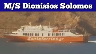 Zante ferries MS Dionisios Solomos arriving to Sifnos [upl. by Anaib767]