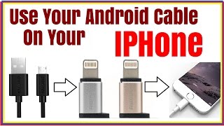 Remax Apple Lightning Converter Review  Use Your Android Phone Cable On Your Iphone [upl. by Ttessil633]