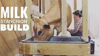 How To Make a Cow Head Gate for a Milking Stanchion [upl. by Willie]