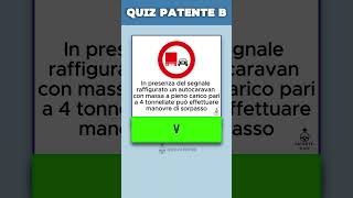 Quiz ufficiale per la patente B perte patente [upl. by Ellednahc]