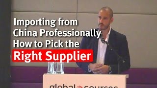 Importing from China Professionally How to Pick the Right Supplier Manuel Becvar [upl. by Nahallac116]